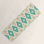 Mid Century Modern Atomic Triangle Pattern 105 Yoga Mat Gallery Image 1