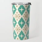 Mid Century Modern Atomic Triangle Pattern 105 Travel Mug Gallery Image 2