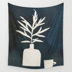 Cyanotype Still Life Studies #3 Wall Tapestry Gallery Image 4