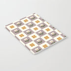 Checkerboard Flowers Notebook Gallery Image 2