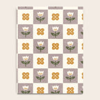 Checkerboard Flowers Notebook Gallery Image 4