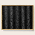 Lines II (Black) Serving Tray Gallery Image 1
