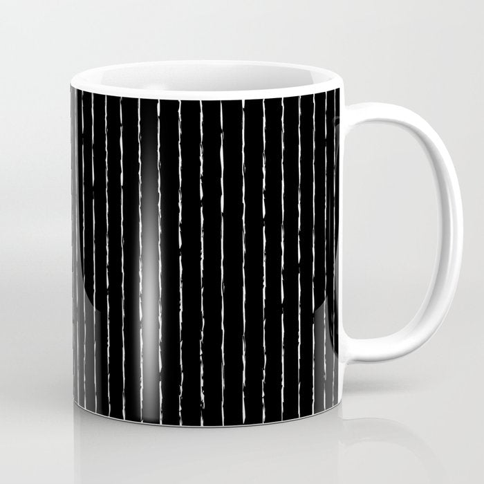Lines II (Black) Coffee Mug Gallery Image 1