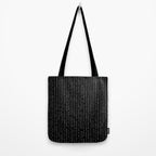 Lines II (Black) Tote Bag Gallery Image 2