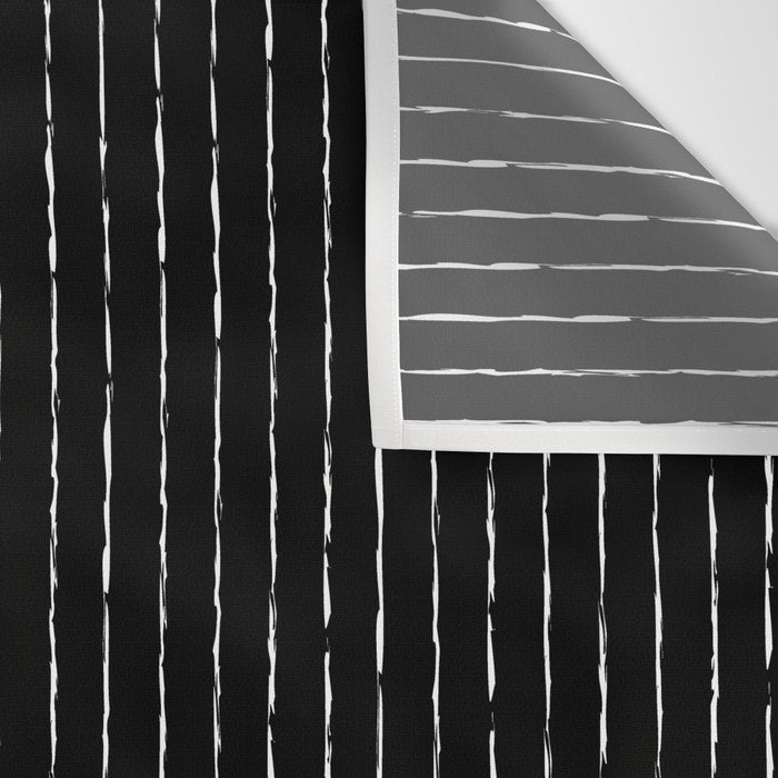 Lines II (Black) Wall Tapestry Gallery Image 3