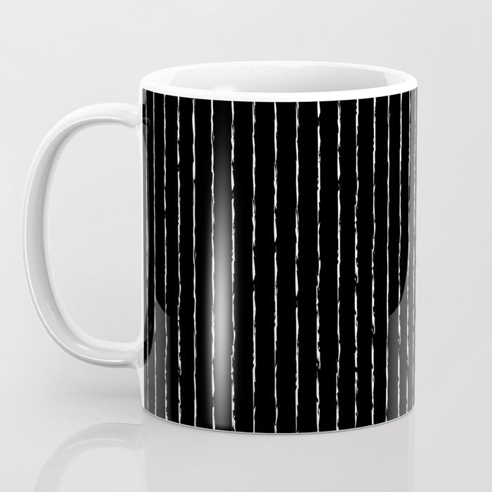 Lines II (Black) Coffee Mug Gallery Image 3