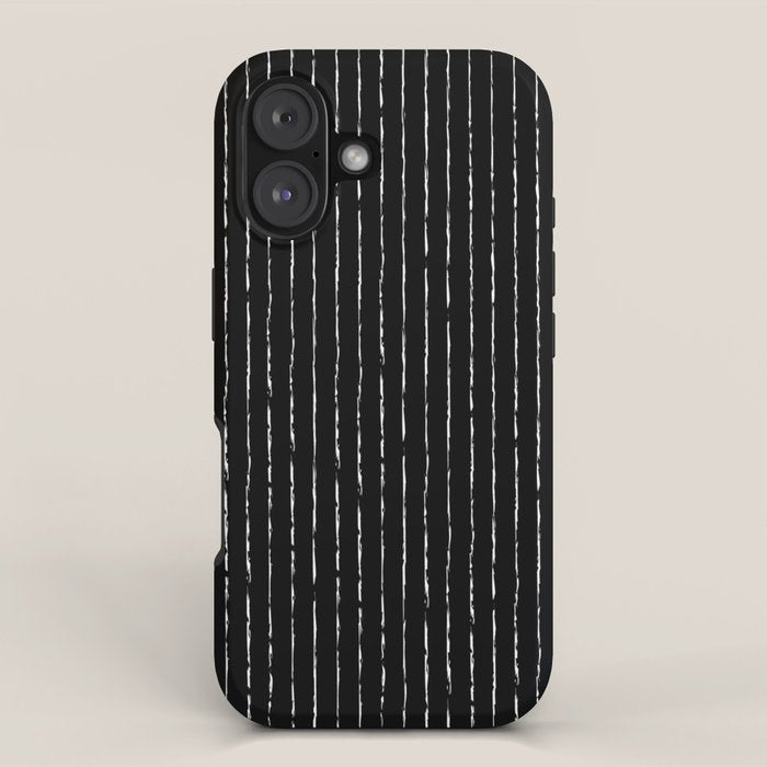 Lines II (Black) iPhone Case Gallery Image 1