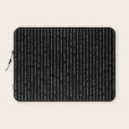 Lines II (Black) Laptop Sleeve Gallery Image 1