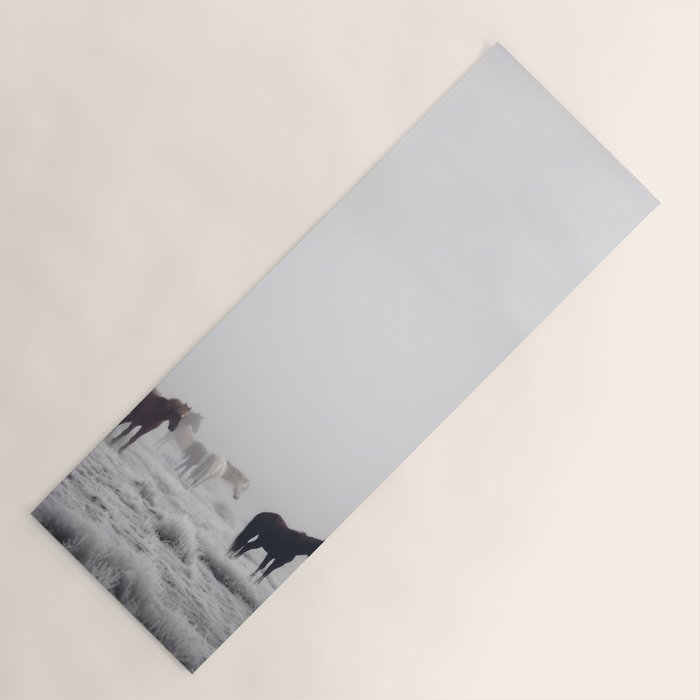 Horses in the Mist II Yoga Mat Gallery Image 1