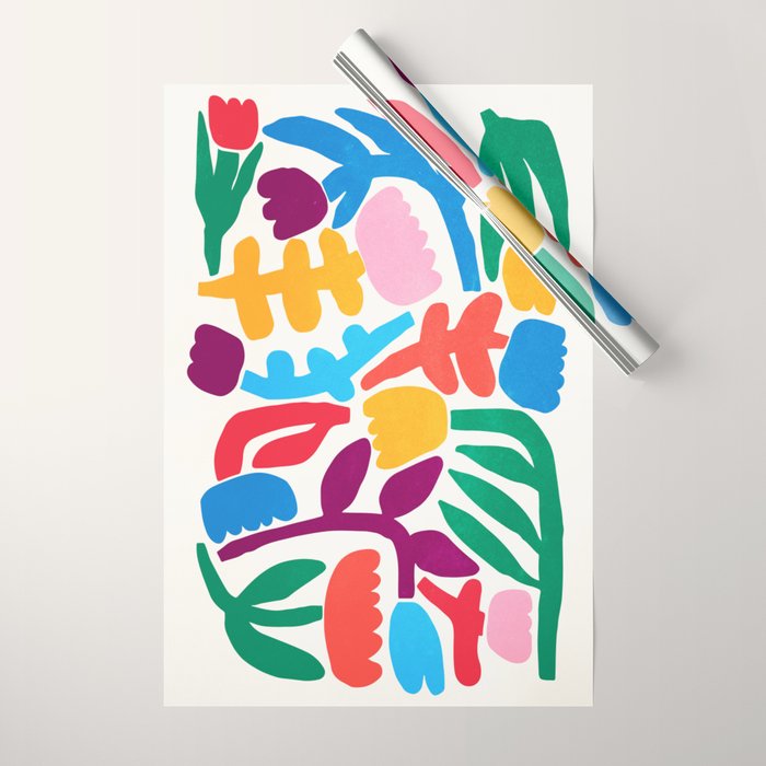 Paper Flowers: Matisse Edition Wrapping Paper Gallery Image 1