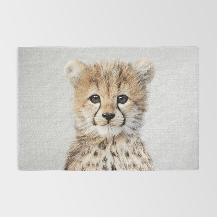 Baby Cheetah - Colorful Rug Gallery Image 2