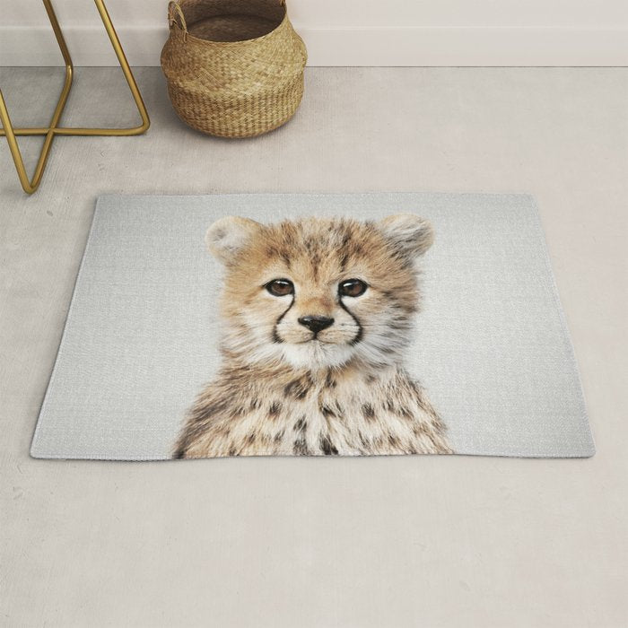 Baby Cheetah - Colorful Rug Gallery Image 1