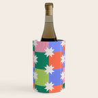 Checkered holiday pattern with stars Wine Chiller Gallery Image 3