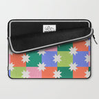 Checkered holiday pattern with stars Laptop Sleeve Gallery Image 2
