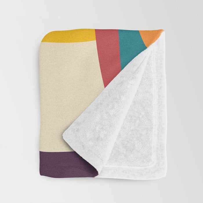 Groovy rainbow of doom Throw Blanket Gallery Image 3