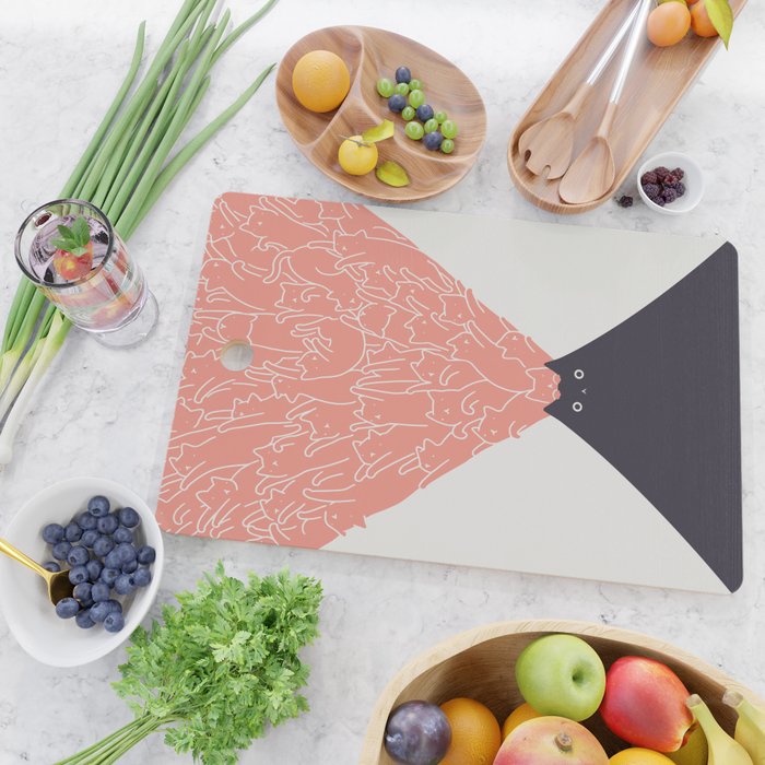 Cat Landscape 102: Vol-cat-no Cutting Board Gallery Image 2