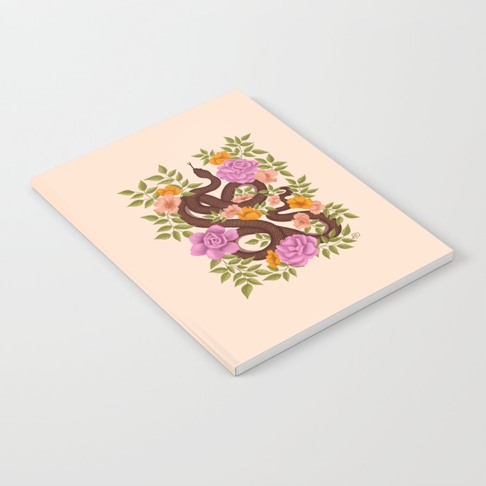 Year of the Snake-Garden Serpent in Bloom Notebook Gallery Image 2