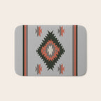 New Mexico Southwest Santa Fe Tribal Indian Pattern Bath Mat Gallery Image 1