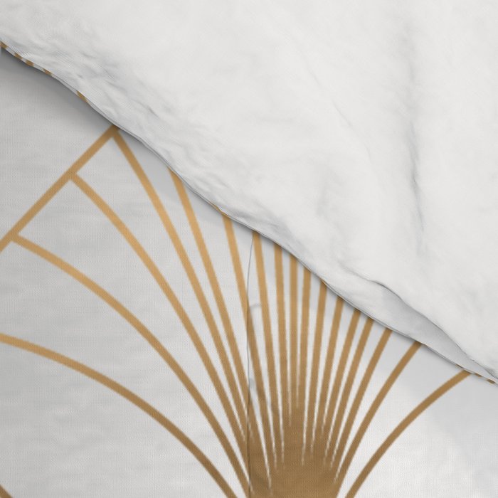 Art Deco Geometric Gold Pattern  Comforter Gallery Image 4