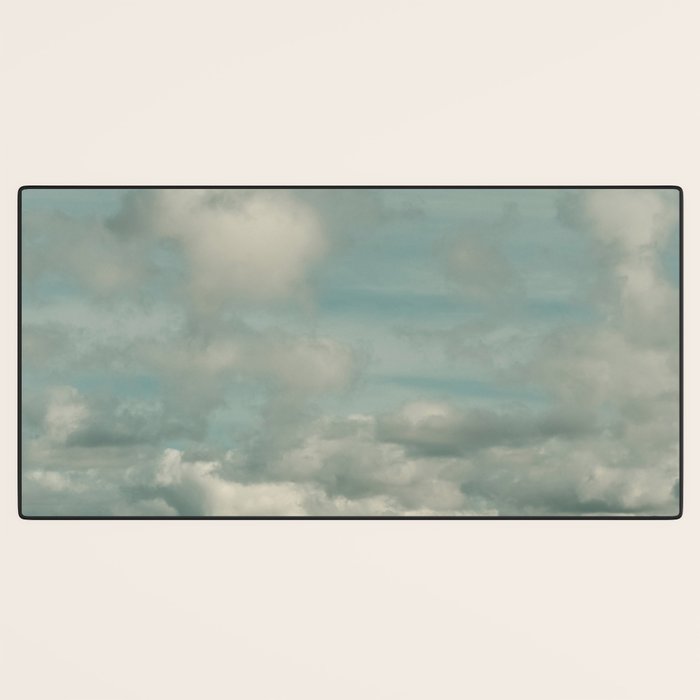 windswept clouds - cloudscape nature photograph bay of fundy Desk Mat Gallery Image 3