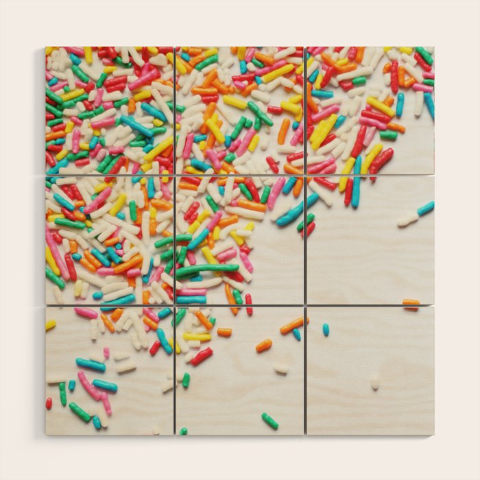 Sprinkles Party II Wood Wall Art Gallery Image 1