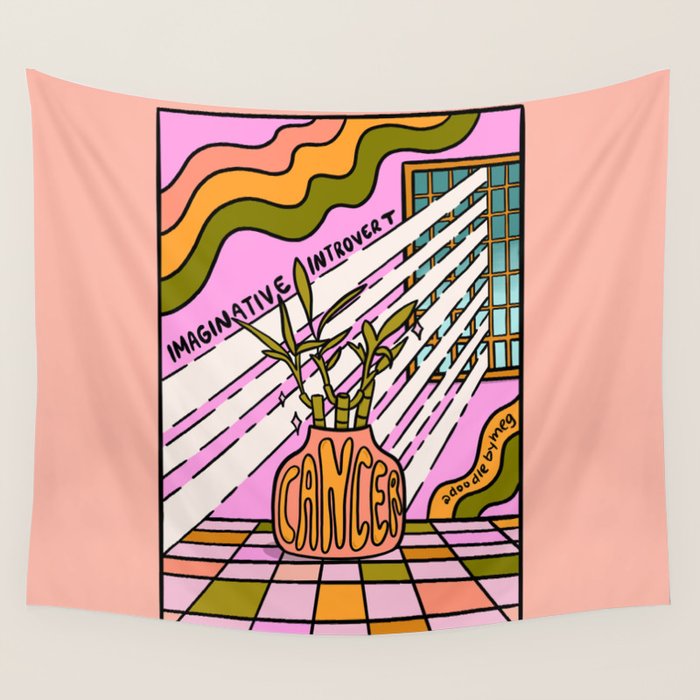 Cancer Plant Wall Tapestry Gallery Image 4