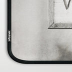 Ladies Room, Women's Restroom Sign Art, Black and White Bathroom Photo Laptop Sleeve Gallery Image 3