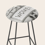 Ladies Room, Women's Restroom Sign Art, Black and White Bathroom Photo Stool Gallery Image 2