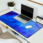 Abstract With a Vibe in Cobalt  Desk Mat Gallery Image 2