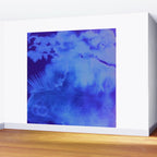 Abstract With a Vibe in Cobalt  Wall Mural Gallery Image 2