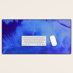 Abstract With a Vibe in Cobalt  Desk Mat Gallery Image 1