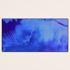 Abstract With a Vibe in Cobalt  Desk Mat Gallery Image 3