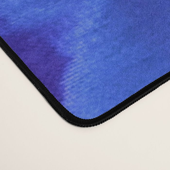 Abstract With a Vibe in Cobalt  Desk Mat Gallery Image 4