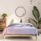 Memphis Pattern 25 - Miami Vice / 80s Retro / Palm Tree Comforter Gallery Image 3