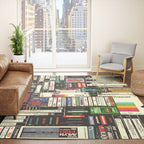 Cassettes, VHS and Video Games Rug Gallery Image 4