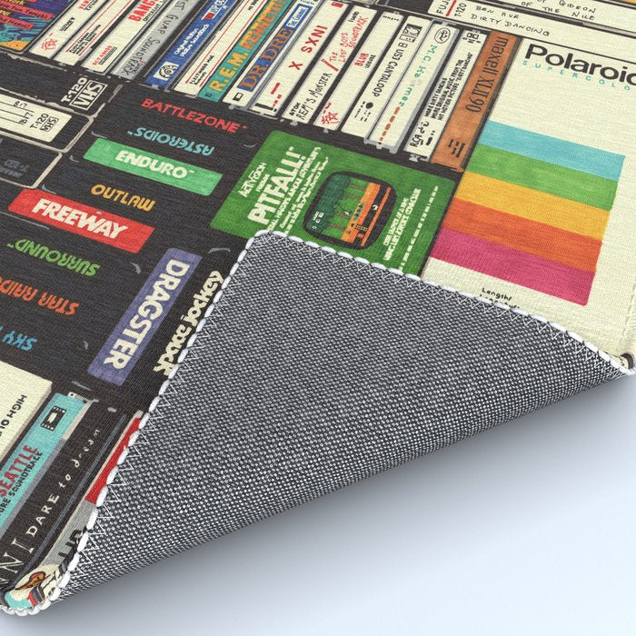 Cassettes, VHS and Video Games Rug Gallery Image 4