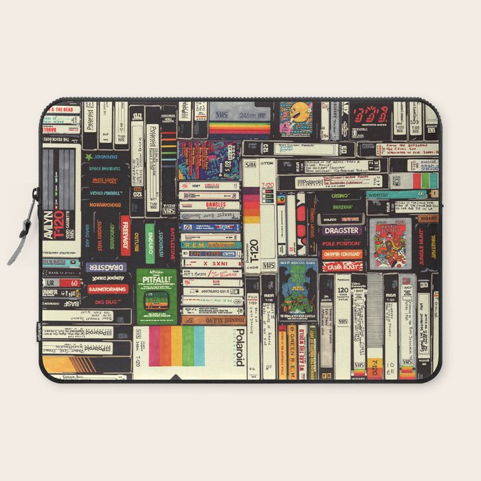 Cassettes, VHS and Video Games Laptop Sleeve Gallery Image 2
