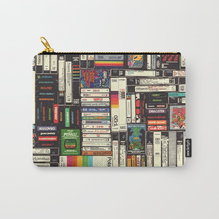 Cassettes, VHS and Video Games Carry All Pouch Gallery Image 1