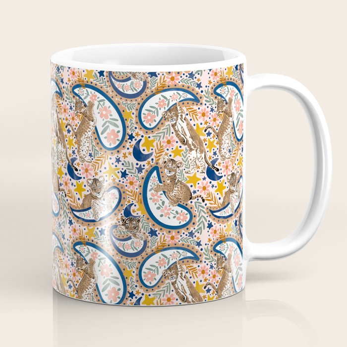  Leopard Cubs and Stars Coffee Mug Gallery Image 1