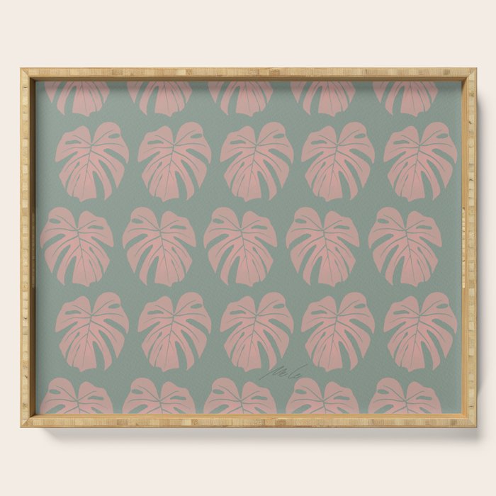 Monstera Jungle_01 Serving Tray Gallery Image 1