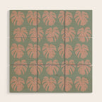 Monstera Jungle_01 Wood Wall Art Gallery Image 1