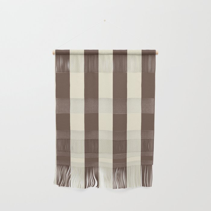 Stripes of Brown and Cream Wall Hanging Gallery Image 1