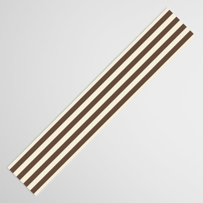 Stripes of Brown and Cream Table Runner Gallery Image 3
