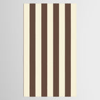 Stripes of Brown and Cream Tablecloth Gallery Image 2