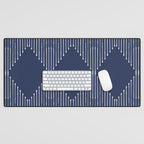 Geo (Navy) Desk Mat Gallery Image 1