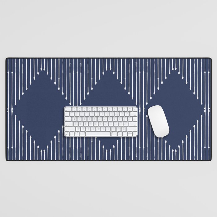 Geo (Navy) Desk Mat Gallery Image 1