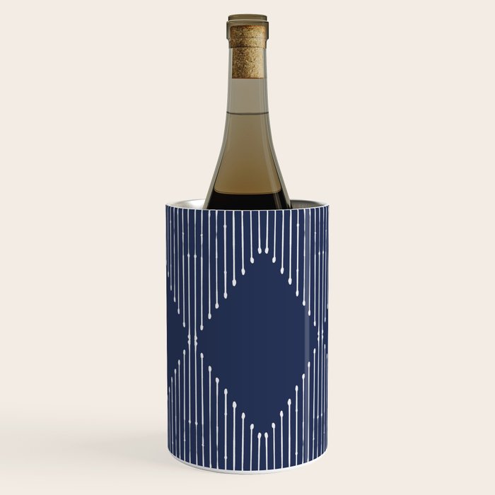 Geo (Navy) Wine Chiller Gallery Image 3