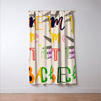 Meet Me at the Beach 2 Window Curtain Gallery Image 3