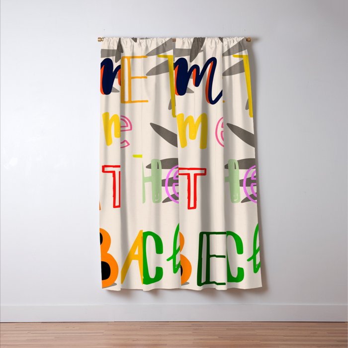 Meet Me at the Beach 2 Window Curtain Gallery Image 3