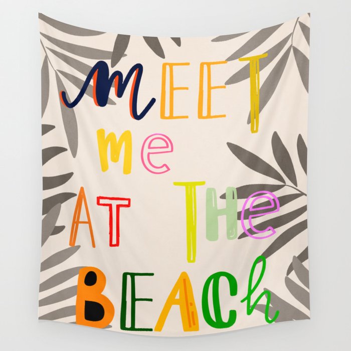 Meet Me at the Beach 2 Wall Tapestry Gallery Image 4